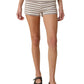 Jane Ribbed Stripe Short