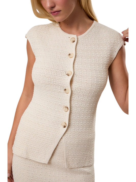 Sofia Button Sweater Top