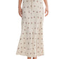 Berry Print Bias Skirt