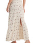 Berry Print Bias Skirt