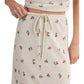 Berry Print Bias Skirt