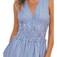 Better Off Shirred Waist Midi Dress