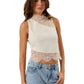 Lace Detail Sleeveless Top