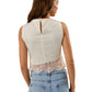 Lace Detail Sleeveless Top