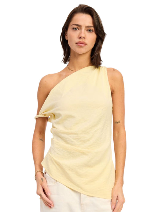 Asymmetrical Shoulder Tunic Top