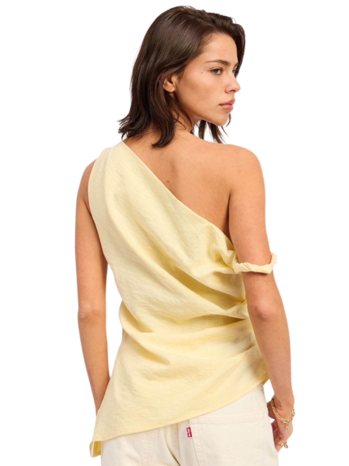 Asymmetrical Shoulder Tunic Top