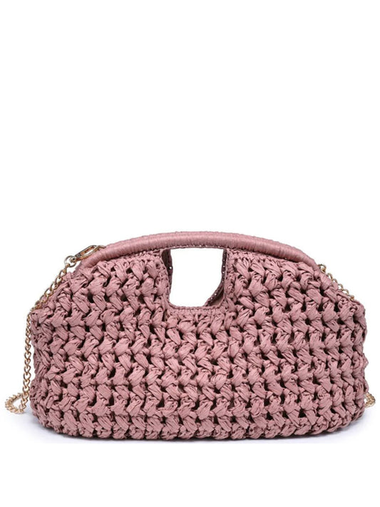 Woven Abigail Crossbody Bag