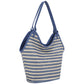 The Suzy Striped Shoulder Tote Bag