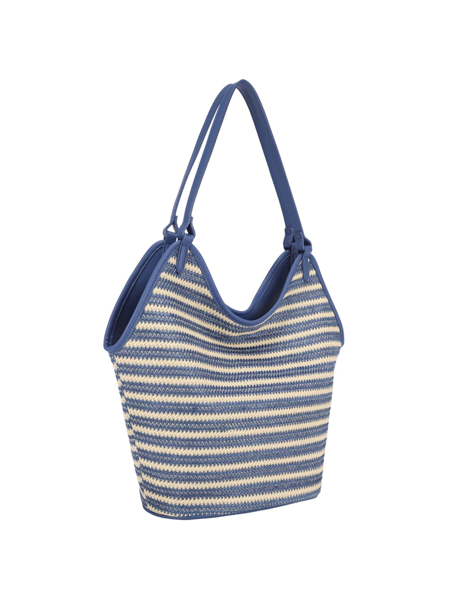 The Suzy Striped Shoulder Tote Bag