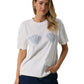 Crochet Patched T-Shirt