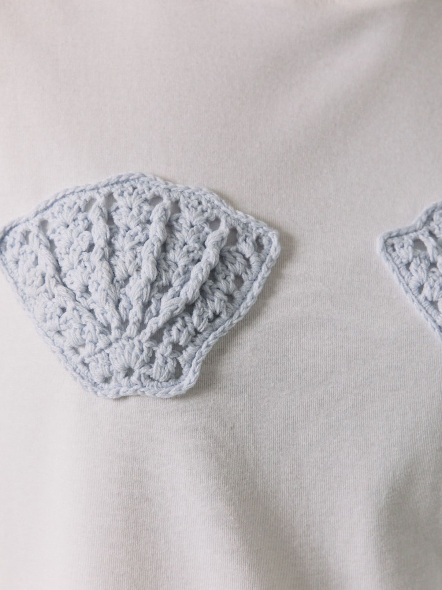 Crochet Patched T-Shirt