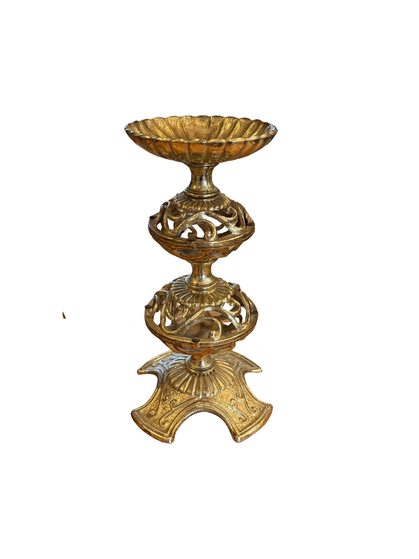 Vintage Dilly Mfg Co Hollywood Regency Candle Holder