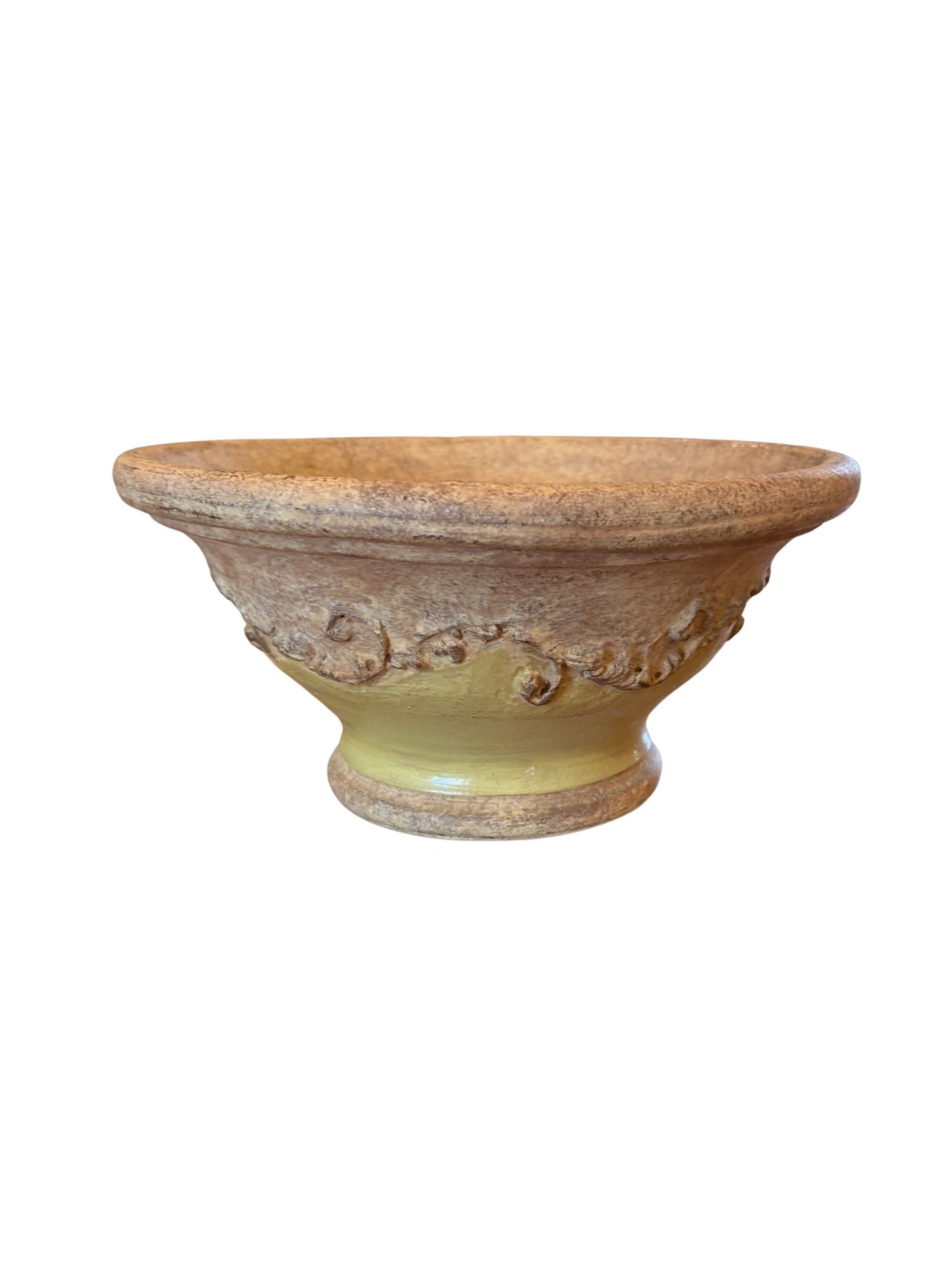 Vintage French Anduze Style Bowl - Pick Up Only