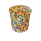 Vintage Dutch Metal Tin w/ Floral Pattern