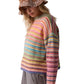 Rainbow Pullover Knit Sweater