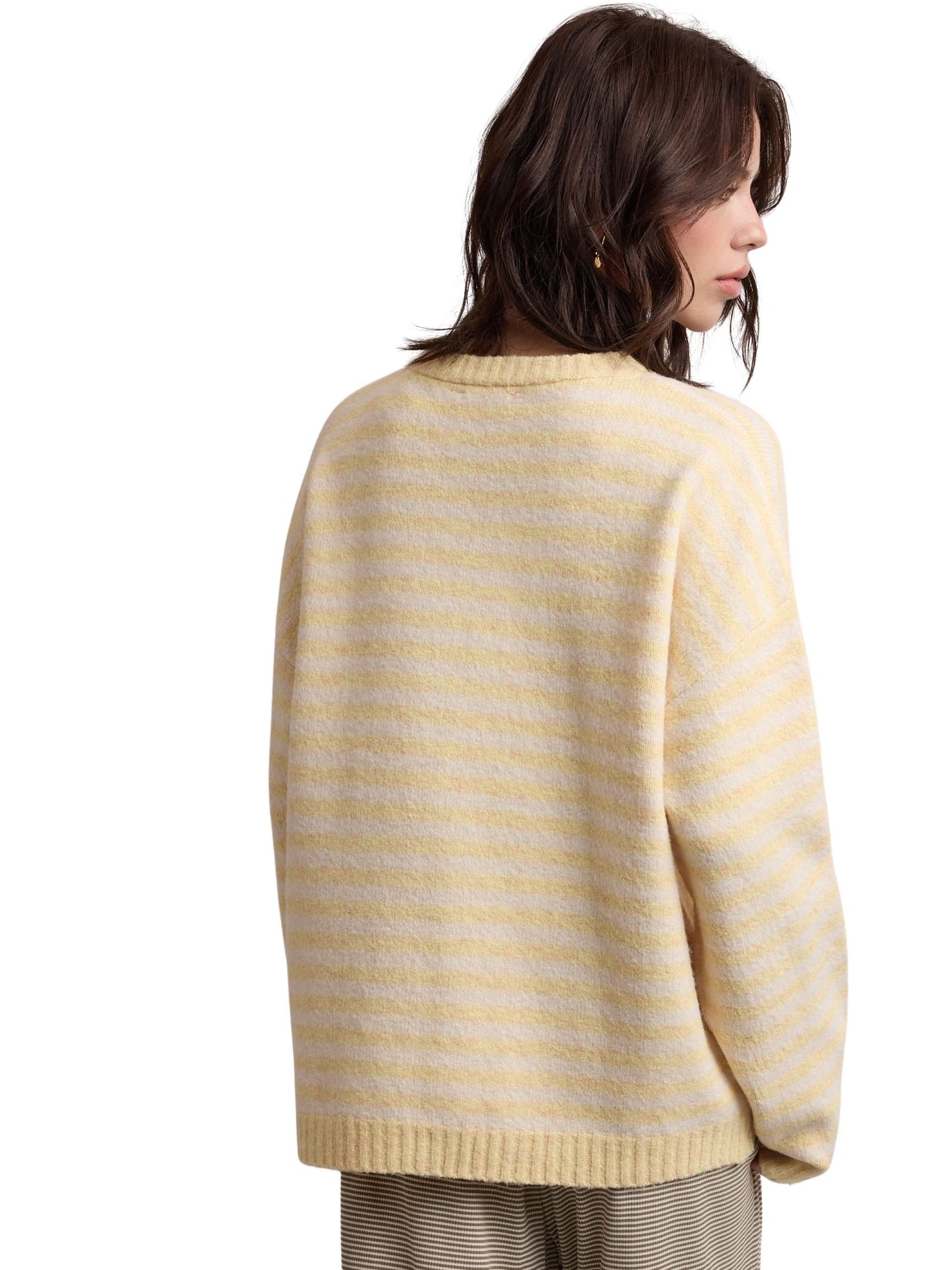Brushed Stripe Sweater
