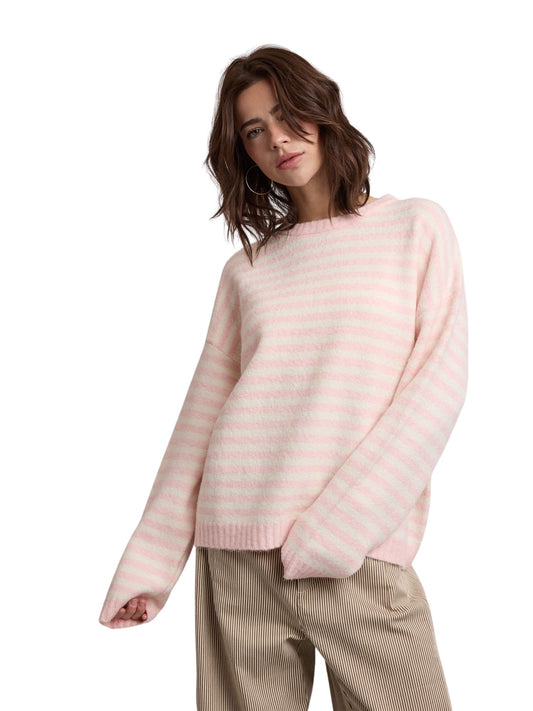Brushed Stripe Sweater
