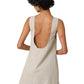 Charis Stripe Open-back Mini Dress
