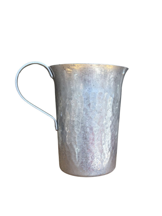 Vintage Italian Hand Forged Aluminum Pitcher