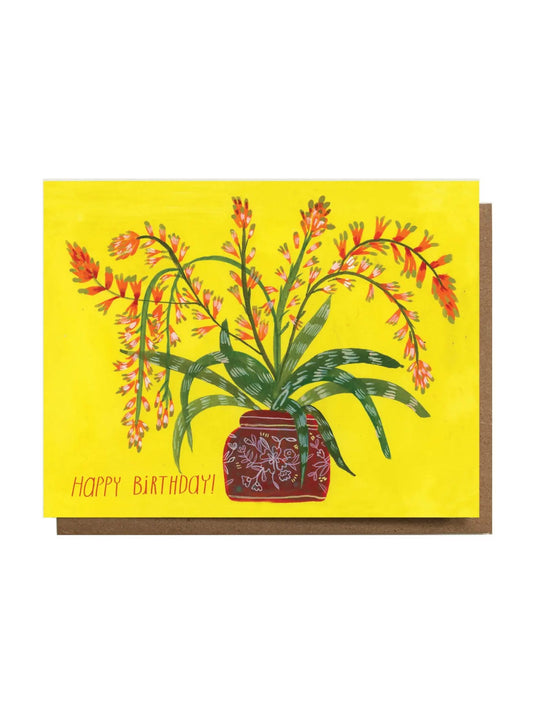 Happy Birthday Cactus Greeting Card
