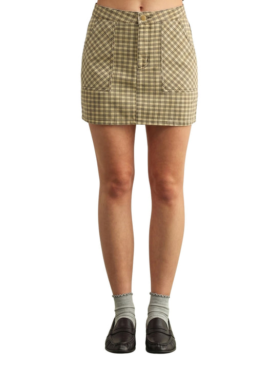 Mini Checker Pattern Skirt