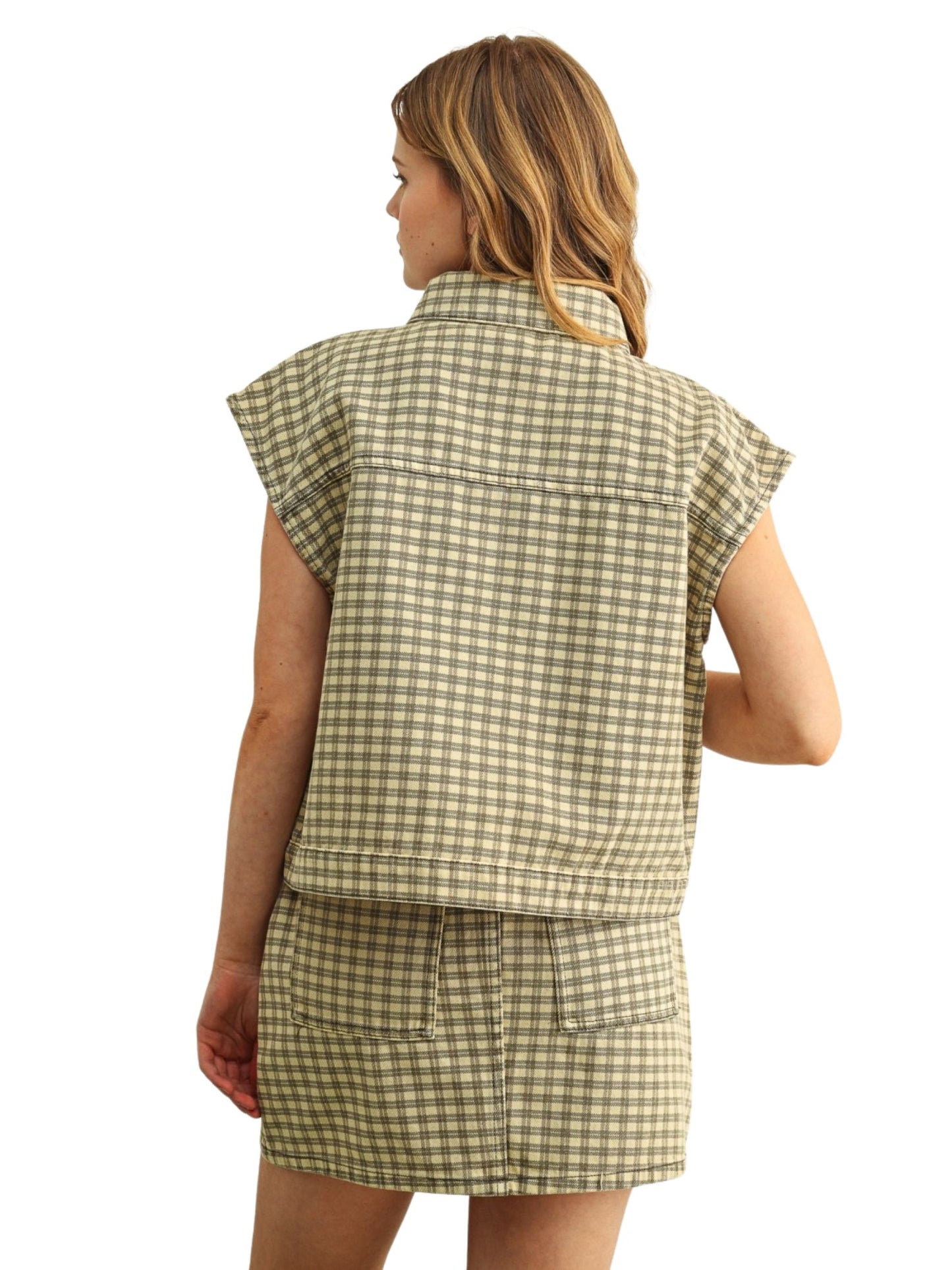 Mini Checker Pattern Skirt