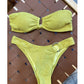 Monday Bikini Top - Mustard