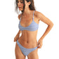 Wavy Muse Bikini Top - Blue