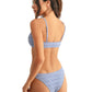Wavy Muse Bikini Top - Blue