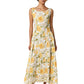 Jayda Floral Scoop Neck Midi Dress