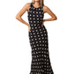 Frankie Polka Dot Sleeveless Maxi Dress