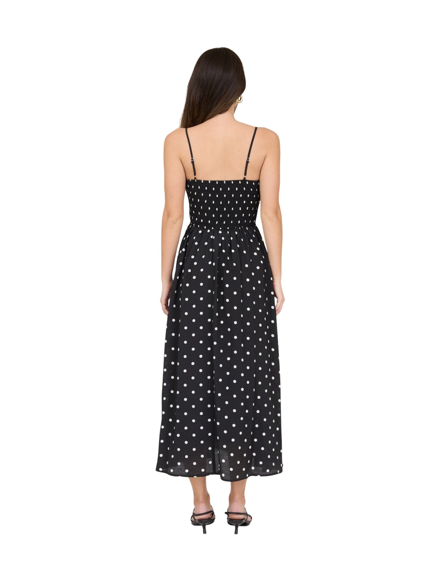 The Portia Polka Dot Midi Dress
