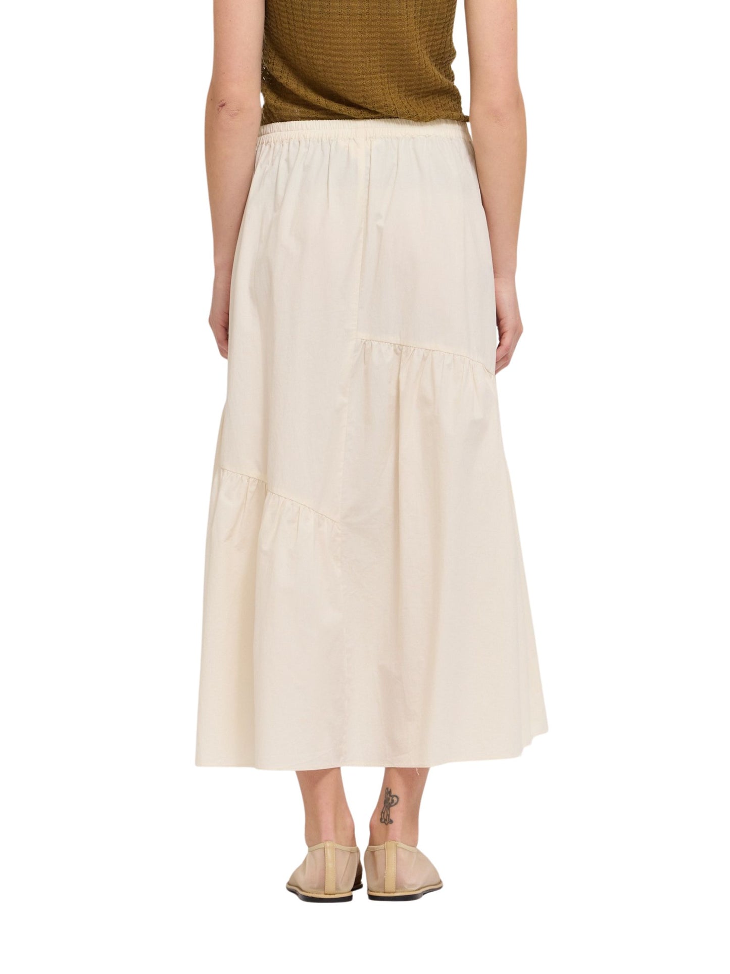 Diagonal Tier Skirt