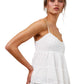 Kara Eyelet Lace Trim Cami Top