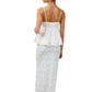 Kara Eyelet Lace Trim Cami Top