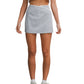 Scuba Contrast Piping High Waisted Mini Skort