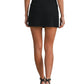 Scuba Contrast Piping High Waisted Mini Skort