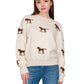 Horse Penny Pattern Sweater