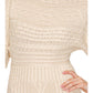 Cable Knit Mock Neck Maxi Dress