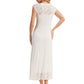 Cap Sleeve Mixed Lace Dress