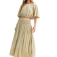 The Selma Smocked Maxi Skirt
