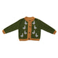 Cotton Knit Baby Cardigan Sweater - Ducks