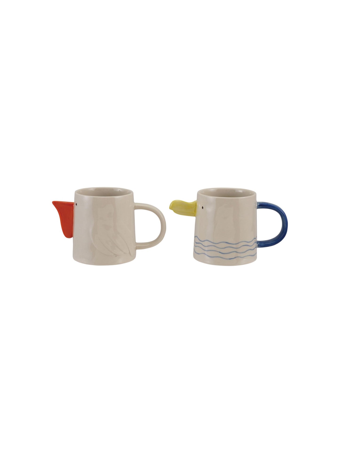Stoneware Sea Bird Mug w/ 3D Beak