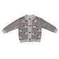 Cotton Knit Baby Cardigan Sweater - Sheep