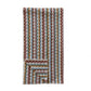 Woven Cotton Terry Bath Towel w/ Geometric Pattern & Loop