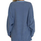 Claire Striped Fleece Top