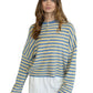 Piper Cardigan - Blue/Yellow Stripe