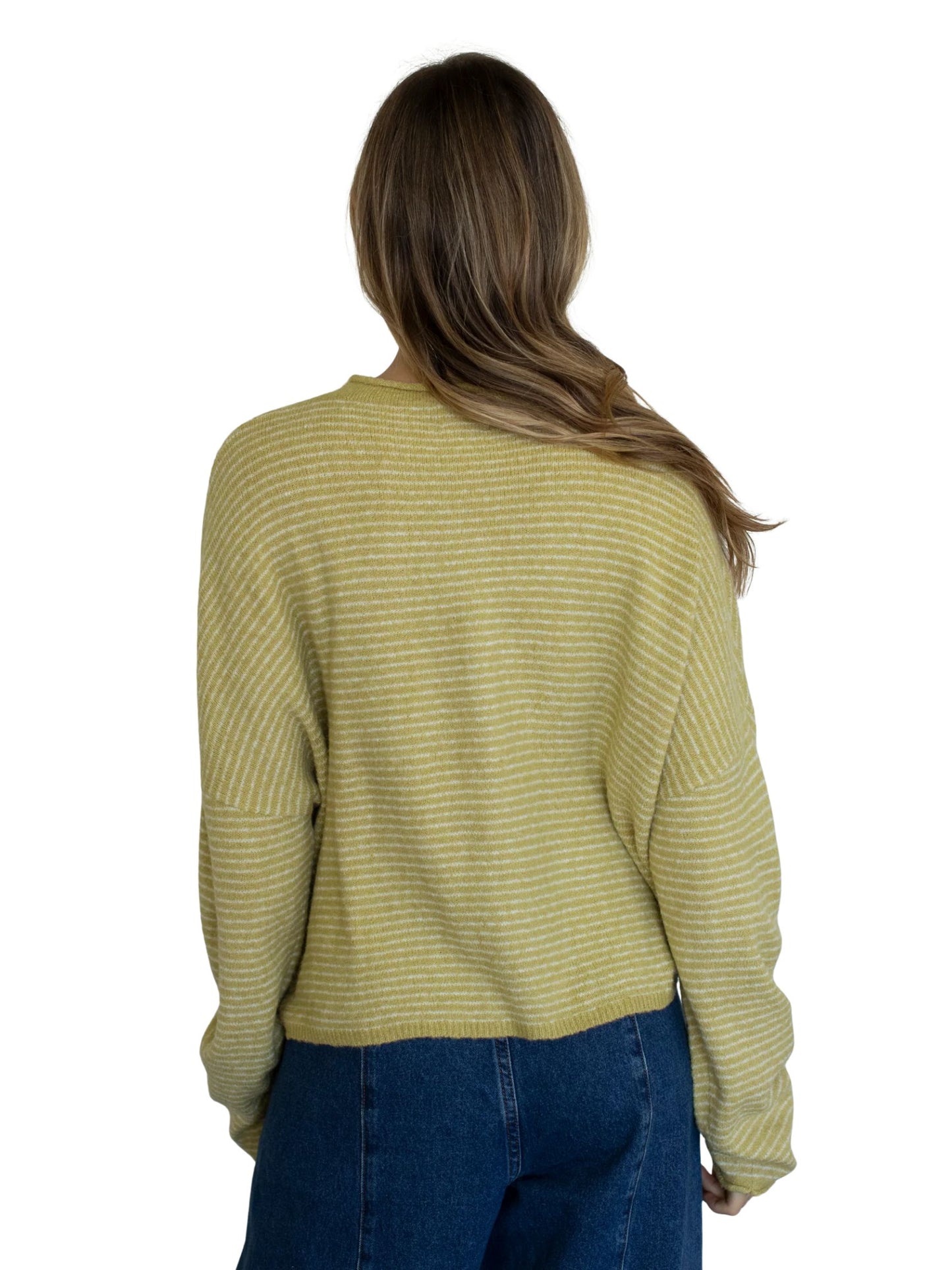 Piper Cardigan - Honey Stripe