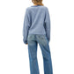 Piper Cardigan - Dusty Blue Stripe