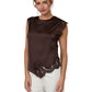 Carmen Lace Trimmed Top